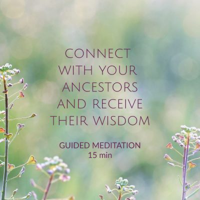 connect with your ancestors and receive their wisdom